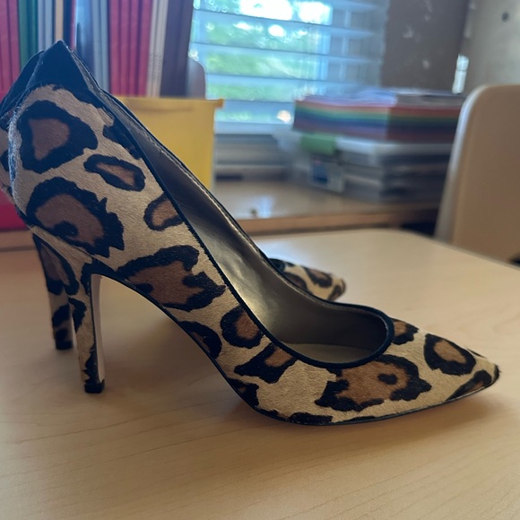 Sam Edelman Zola Leopard Calf Hair Heels  - Picture 8 of 10